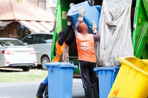 Local clearance company assisting a homeowner in Kings Langley